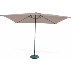 Ombrellone giardino o terrazzo alluminio 3x2 Mt Poliestere con Palo 38 Mm Verde - Verde precio