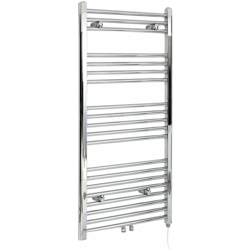 Hudson Reed Neva Scaldasalviette Elettrico Moderno di Design - Termoarredo Bagno a Scaletta - Acciaio Cromato - 400W - 1188 x 500mm precio