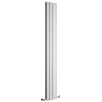 Hudson Reed Delta Radiatore Termoarredo di Design Verticale Moderno - Termosifone con Finitura Bianca - Pannelli Piatti - 1780 x 280mm - 990 Watt