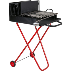 Barbecue a legna con griglia inox cm 50 dotata di raccogli sugo - pieghevole e portatile bbq precio