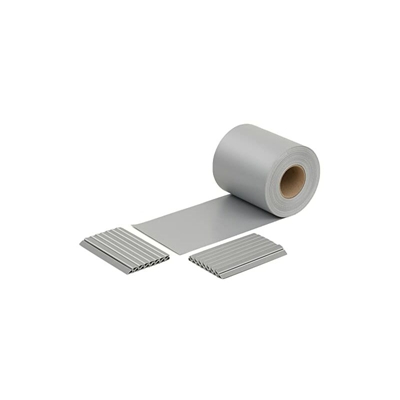 iFence - Strisce frangivista 50 m x 19 cm con 30 clip, colori assortiti (grigio)