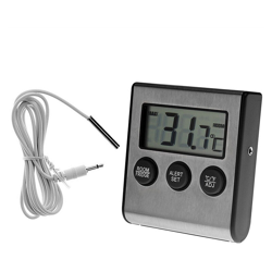 Termometro digitale LCD per frigorifero Termometro per congelatore a magnete con allarme di guerra ad alta temperatura per cella frigorifera en oferta