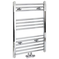 Hudson Reed Neva Scaldasalviette di Design Verticale - Termoarredo Bagno Cromato con Attacco Centrale - 292W - 803 x 500mm precio