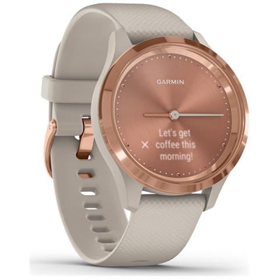 Smartwatch Vivomove 3S 39 mm Impermeabile 5ATM Bluetooth con GPS Tecnologia Cardio Acciaio Inossidabile Rosa Oro