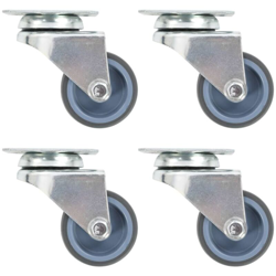 vidaXL Ruote Girevoli Gemellate 16 pz 50 mm precio