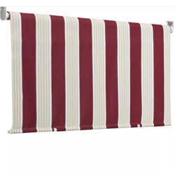 Tenda da sole a caduta 150 lunghezza x 250 apertura cm rigato bordeaux características