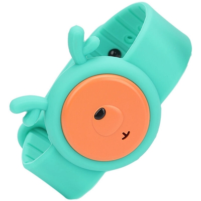 Simpatico braccialetto repellente per zanzare per animali domestici repellente per zanzare ad ultrasuoni portatile all'aperto,verde