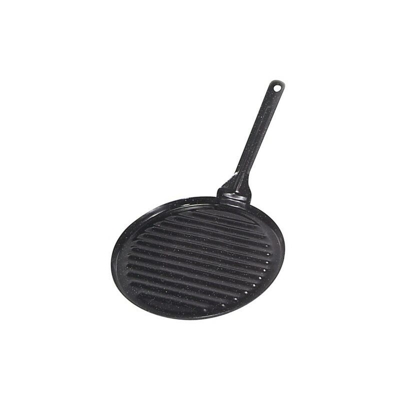 Girarrosto tondo in porcellana 22 cm.