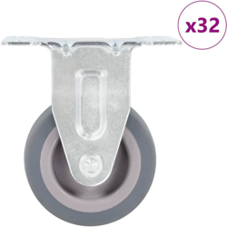 vidaXL Rotelle Fisse 32 pz 50 mm precio