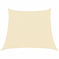 vidaXL Vela Parasole 160 g/m² Crema 3/4x3 m in HDPE - crema precio