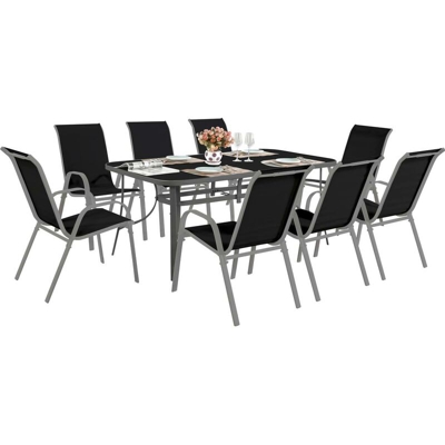 Set di mobili da giardino Cordoba + Tropic 8 persone
