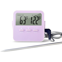 Termometro di allarme di alta e bassa temperatura puo cronometrare ad alta precisione,Viola en oferta