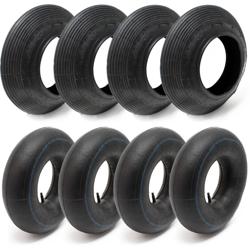 Copertone e camera d'aria set 8 pezzi 4.00-8 valvola TR13 per ruote carriola en oferta