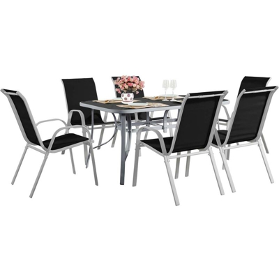 Set di mobili da giardino Cordoba + Tropic 6 persone