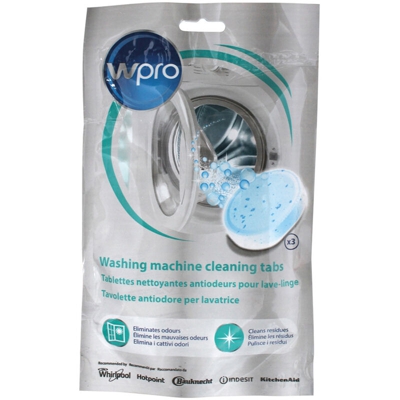 WPro AFR301 - Confezione 3 tavolette da 40g antiodore per lavatrice