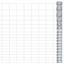 vidaXL Recinzione da Giardino in Acciaio Zincato 50x1,25 m Argento - Argento precio