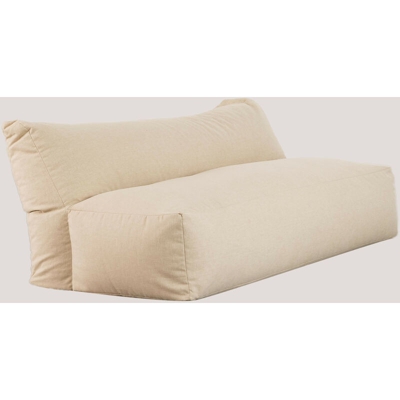 SKLUM Moduli per divani da giardino in tessuto Attus Poliestere - Beige Crema Poltrona Doppia