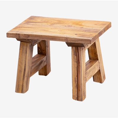 Panca in legno riciclato Rieve legno riciclato - 52 cm - Sklum