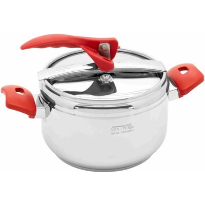 Pentola a pressione Fantasiosa per induzione 5 litri in acciaio