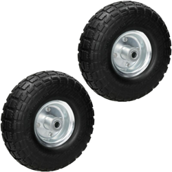 2 x ruota per carriola carrelli PU 4.10/3.50-4 260 x 85 mm di ricambio antiforo características