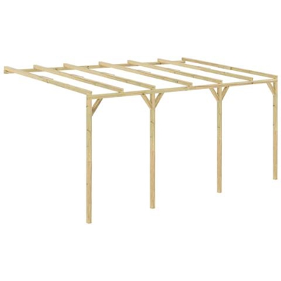Struttura Pergolato 5x3x2,1 M In Legno