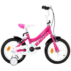 Bici Per Bambini 14 Pollici Nera E Rosa precio