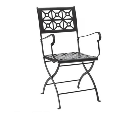 Sedia poltrona da giardino isotta antracite