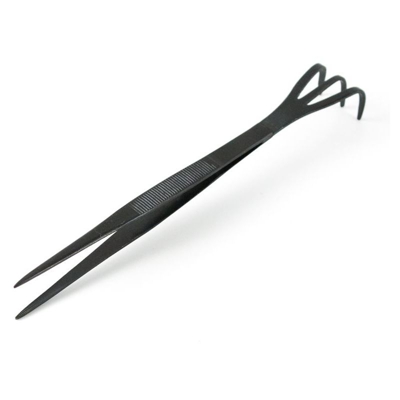 Rastrellino con pinzetta