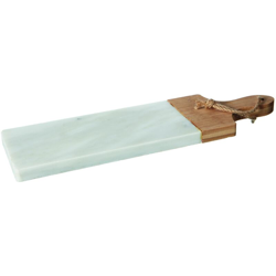 Tagliere Rettangolare con Manico a Servire in Marmo/Bamboo cm 40x12x1,8 características