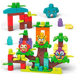 Mega Bloks Giungla Musica Con Musica E Suoni 60 Pezzi Da Costruzione Giocattolo Per Bambini 1+ Anni Ggg11 características