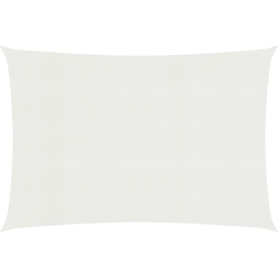 YOUTHUP Vela Parasole 160 g/m2 Bianca 5x7 m in HDPE - Bianco