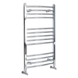 Hudson Reed Kent Scaldasalviette Curvo di Design Verticale - Termoarredo Bagno ad Acqua Calda - Acciaio Cromato - 369W - 1000 x 600mm características