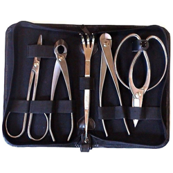 Set attrezzi per bonsai 5pz in acciaio precio