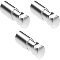 3 Mensole in ABS per radiatori da bagno scaldasalviette - Diametro tubi da Ø16 a 30 mm, Distanza tra i tubi da 20 a 30 mm - Tenuta 90 Kg - Cromato características