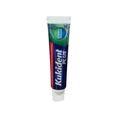 Kukident PLUS Doppia Protezione Crema adesiva premium per dentiera
