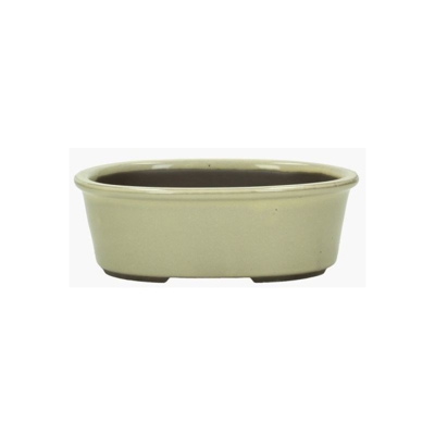 Vaso 21 cm ovale Colore - Beige