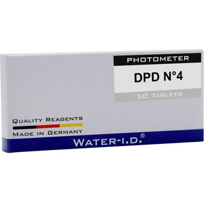 50 Tabletten DPD N°4für PoolLAB Tavolette - Water Id