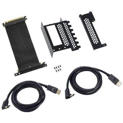 Porta Scheda Grafica Verticale Cablemod Con Cavo Riser Pcie X16 2 X Displayport - Nero