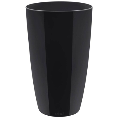 VASO BRUSSELS DIAMOND ROUND HIGH 27CM METBLC - Elho