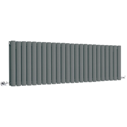 Hudson Reed Revive Radiatore Termoarredo di Design Orizzontale Moderno - Termosifone Con Finitura Antracite - 1485W - 400 x 1416mm - Riscaldamento ad características