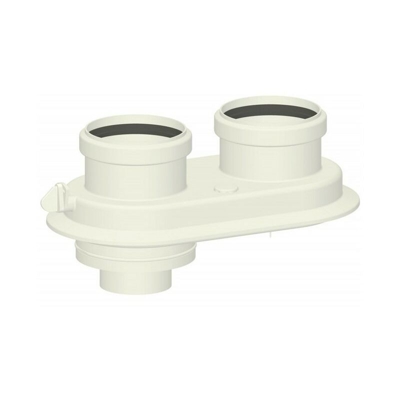 Sdoppiatore a ciabatta c/ ispezione per caldaia condensazione - KP223060100 npe