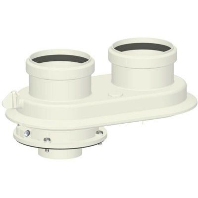 Sdoppiatore a ciabatta c/ ispezione per caldaia condensazione - KP227060100 npe