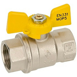 Rubinetto arresto per gas leva a farfalla da 1/2" femmina/femmina BUGATTI precio