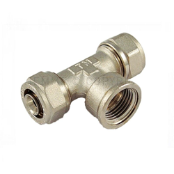 Raccordo a stringere a T femmina 1" x 32 per multistrato TIEMME en oferta