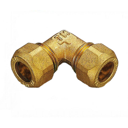 raccordo a compressione curvo doppio 10 x 1/2" per rame tenuta ptfe tiemme características