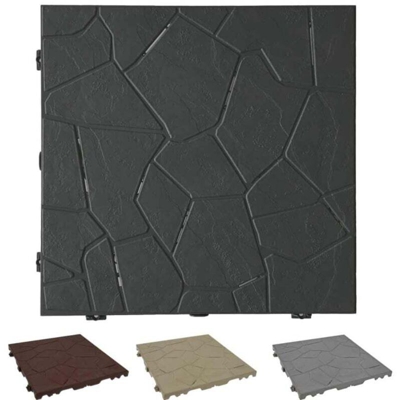 Piastrella Snaptile Caffe 38X38X2,5Cm