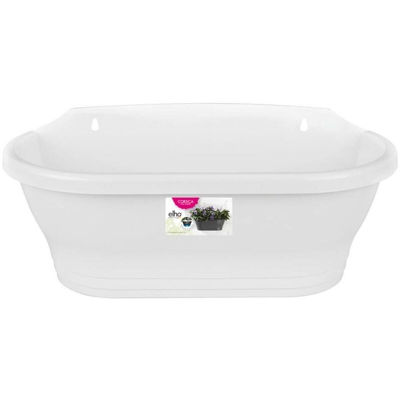 Vaso Corsica Wall Basket 39Cm White Elho