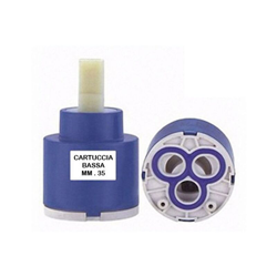 Cartuccia ricambio miscelatore rubinetto 35mm Bassa senza distributore Universale en oferta