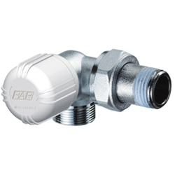valvola termostatizzabile a squadra 3/8" comando verticale dx rame 1617 38 FAR características