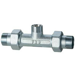 Raccordo a T cromato attacco rame per valvola di zona 3/4" maschio 3027 34 características